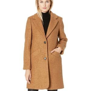 Marc New York Pressed Bouclé Wool Coat Size 10